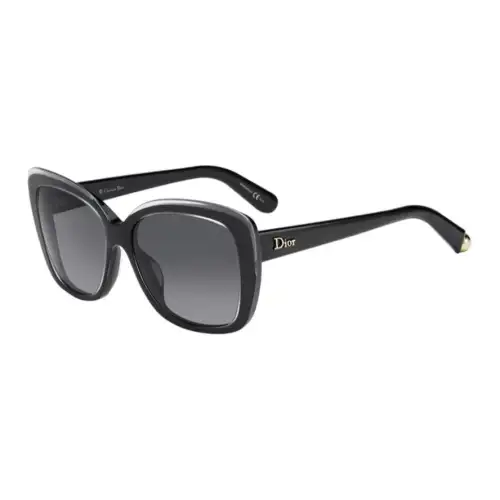 DIOR Acetate Butterfly Sunglasses Women's Black