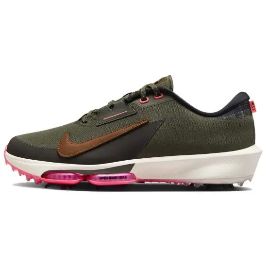 Nike Infinity Tour 2 Golf Shoes Unisex Low-Top Brown Green