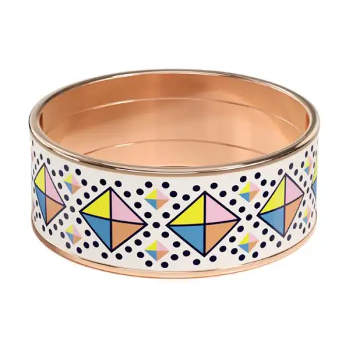 HERMES Enamel Rings Unisex Gold