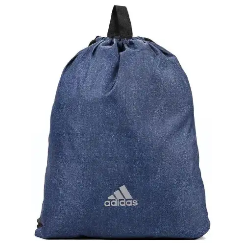 Adidas Athleisure Linen Drawstring Bag Backpack Regular Unisex Marine Blue