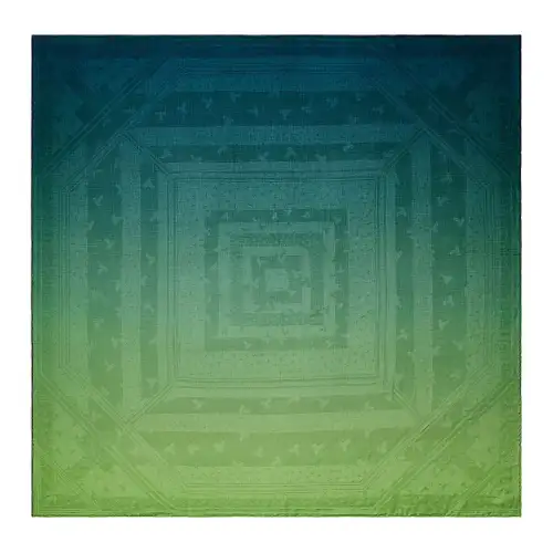 TIFFANY & CO. Silk Scarves Unisex Green