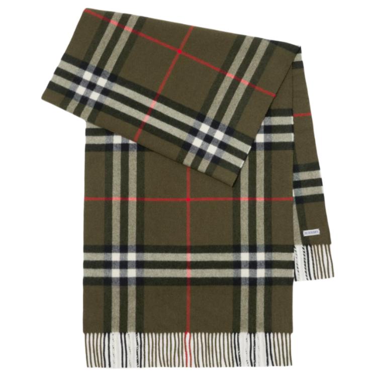 Женский шарф Burberry (зеленый)
