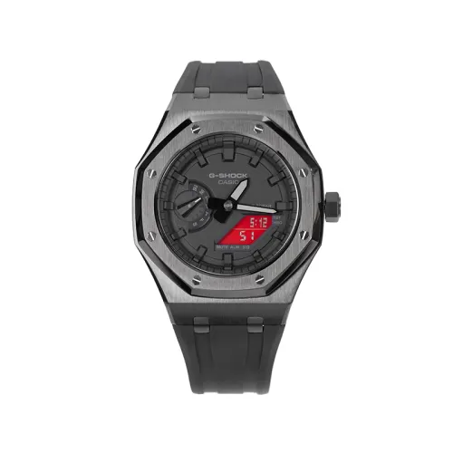 CASIO Unisex Liquid Crystal/Analog Dual Display Series 44.5mm Black Watch