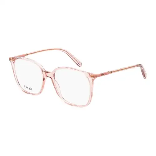 DIOR Plate Frame Irregular Shape Eyeglass Frames Unisex Pink