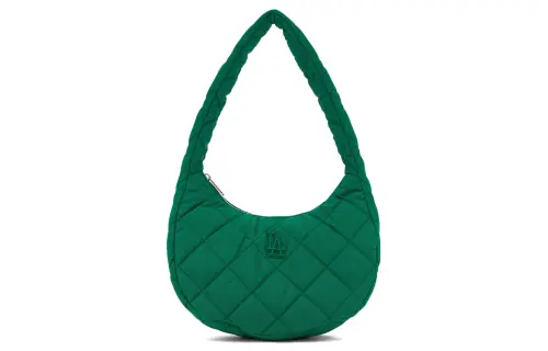 MLB Polyester Cloud Bag Dumpling Bag Shoulder Bag Handbag Shoulder Bag Women's Green