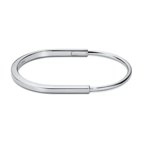 TIFFANY & CO. 18K White Gold, Rhodium Plated Bangles Unisex Silver