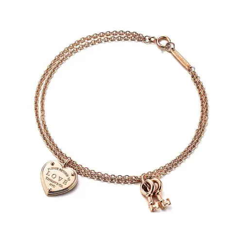 TIFFANY & CO. 18K Rose Gold Bracelets Women's Rose Gold
