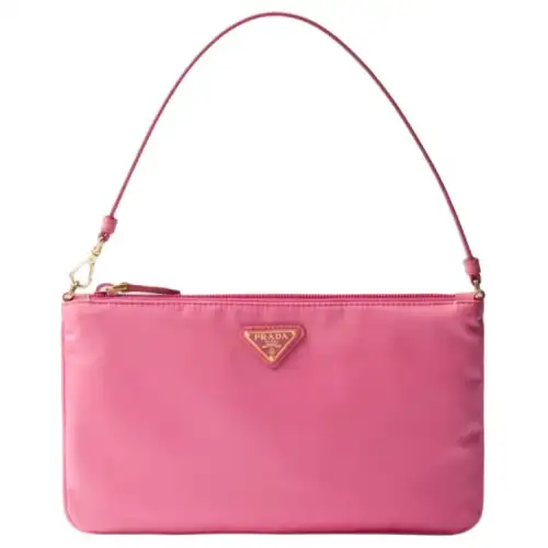 PRADA Re Nylon Shoulder Bag Mini Women's Begonia Pink