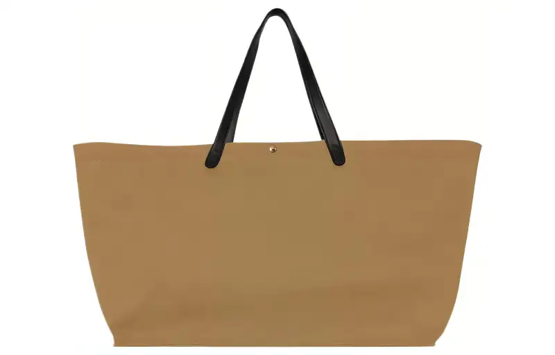 THE ROW Cotton Tote Bag, Shopping Bag, Handbag Extra Large Women's Beige