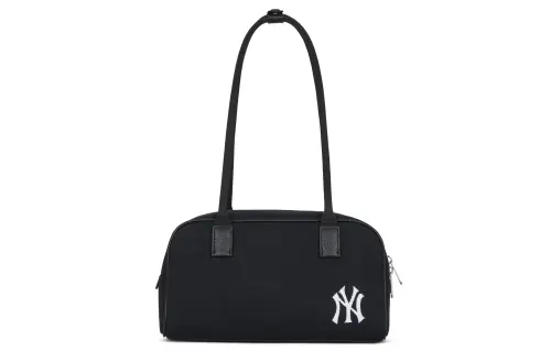 MLB New York Yankees Cotton Crossbody Bag, Shoulder Bag, Shoulder Bag, Toast, Bowling Bag Regular Unisex Black
