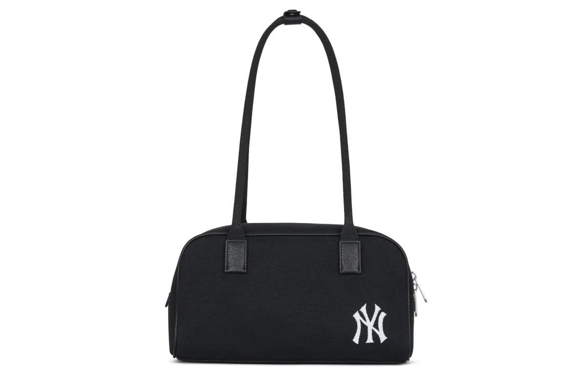 MLB New York Yankees Cotton Crossbody Bag, Shoulder Bag, Shoulder Bag, Toast, Bowling Bag Regular Unisex Black