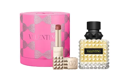 Valentino White Day Rose+Rivet Mouth Red Box