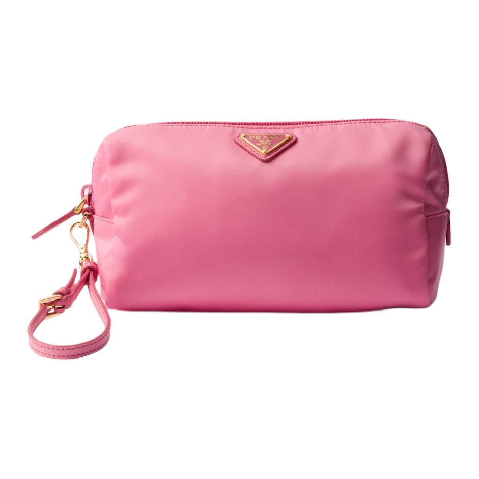 PRADA Re Nylon Recycled Nylon Clutch Regular Women's Begonia Pink
