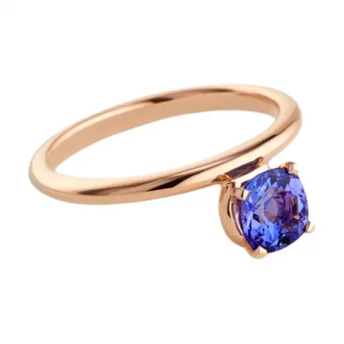 HERMES 18K Rose Gold Rings Women's Gold