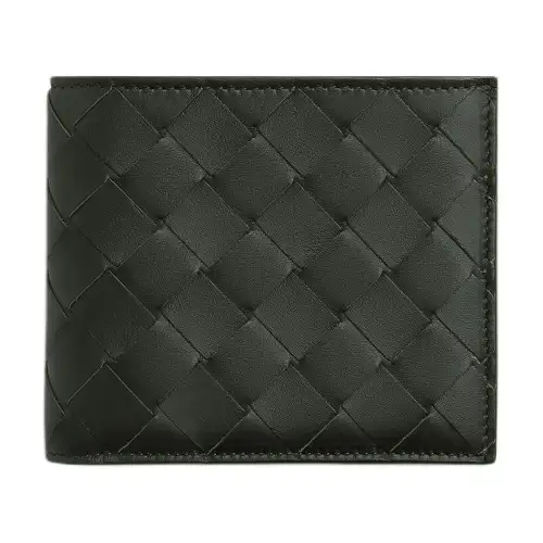 Bottega Veneta Intrecciato Cow Leather Wallet, Card Holder Men's
