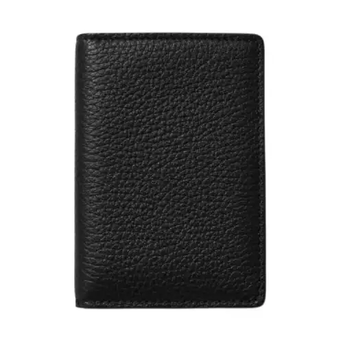 Maison Margiela Deerskin Wallet, Card Holder Unisex Black