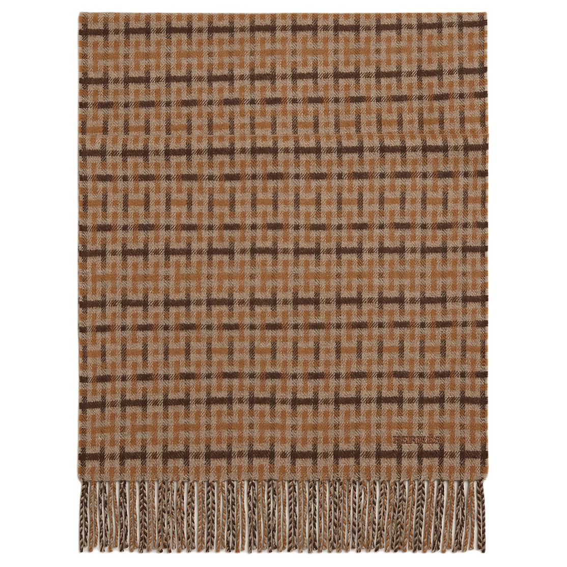 Шарф Hermes (коричневый)