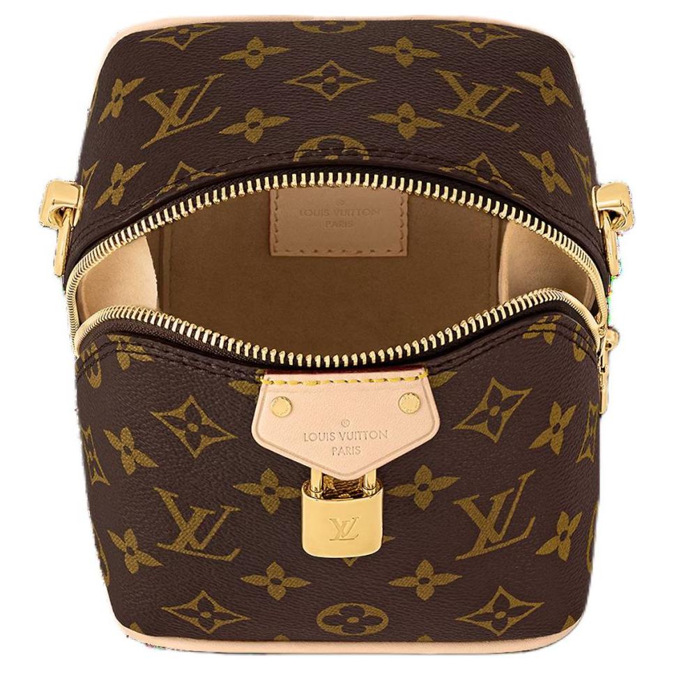 Женская сумка Louis Vuitton (коричневая) — фото 3