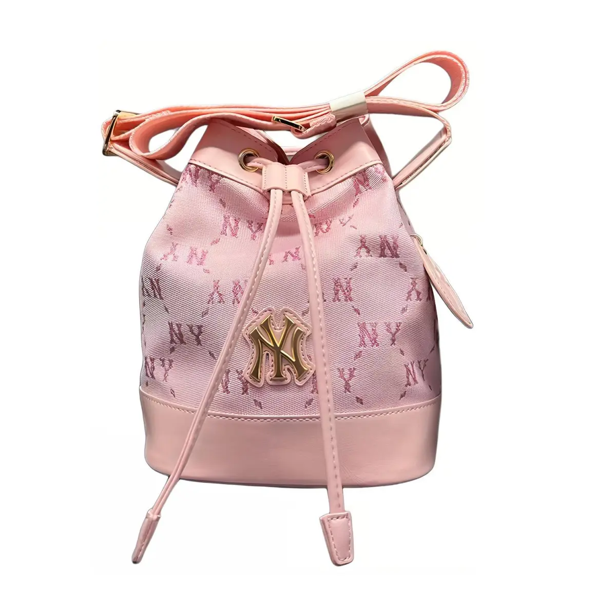 MLB Polyester Crossbody Bags Regular Women's Milk Pink