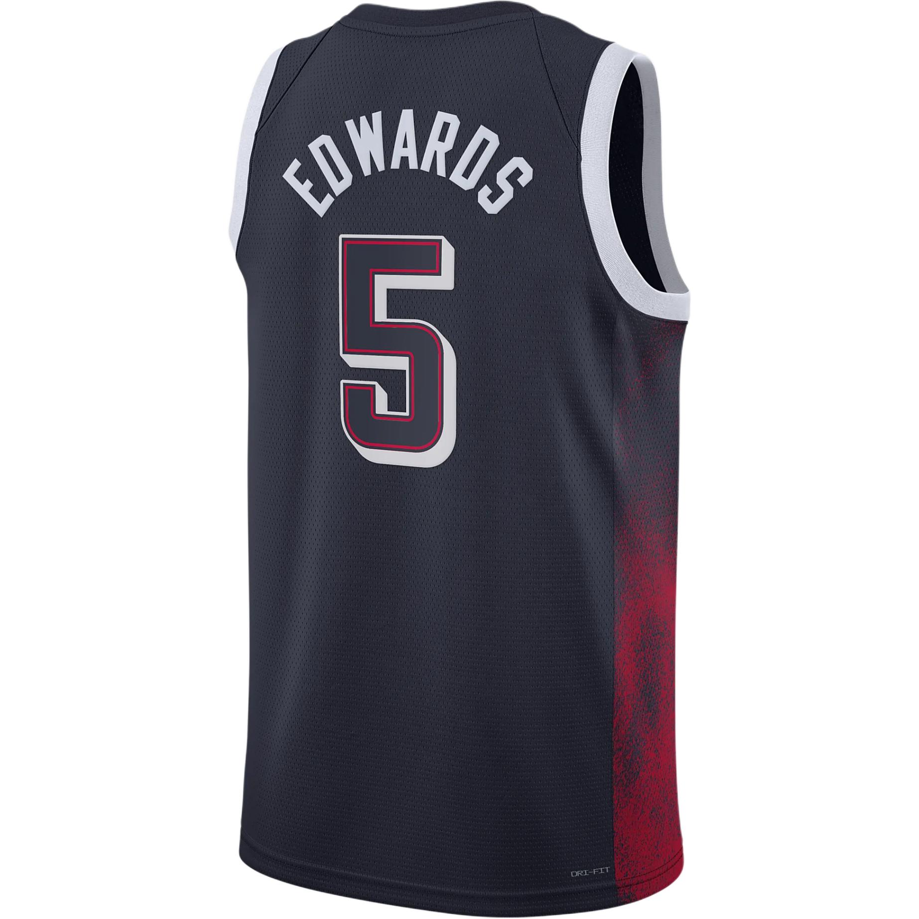 Nike United States Olympic Basketball Team Collection Dri FIT Basketball Jersey Unisex Marine
