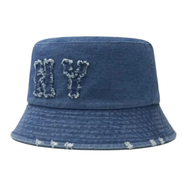 MLB Denim Bucket Hats Unisex Blue