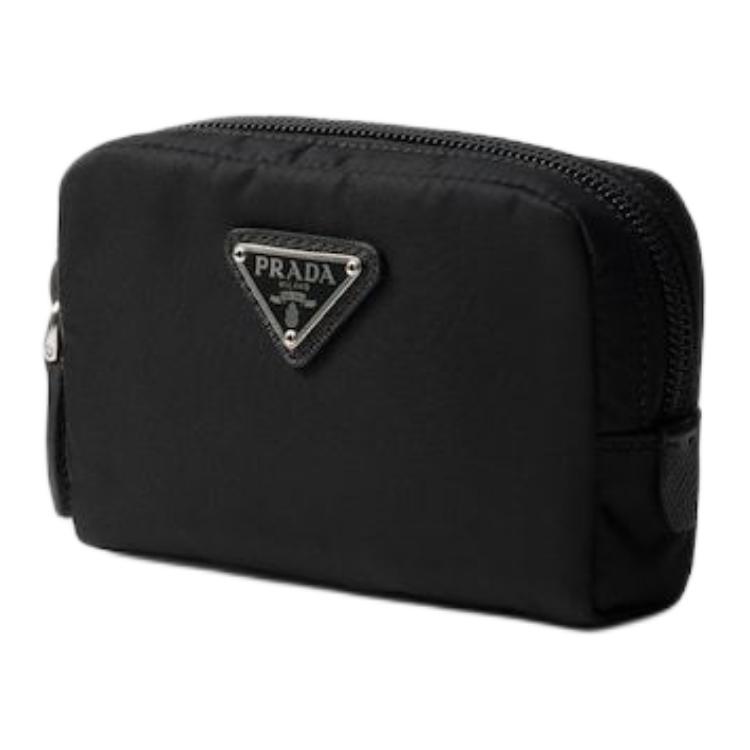 Женская косметичка Prada Re-Nylon (черная) — фото 2