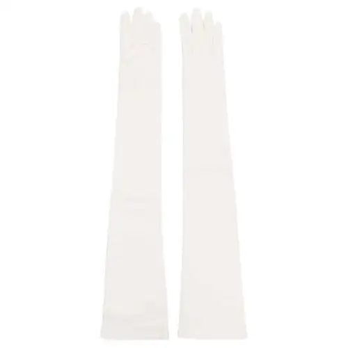 Maison Margiela Brand Logo Gloves Women's White