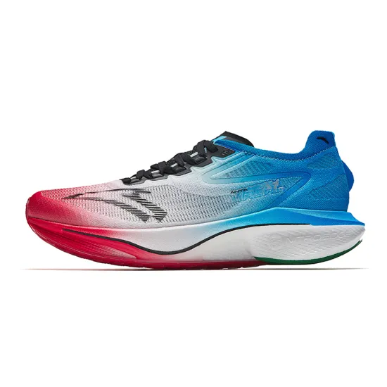 ANTA Mach 4 Generation PRO Running Shoes Women's Low-Top Classic Red/Table Blue