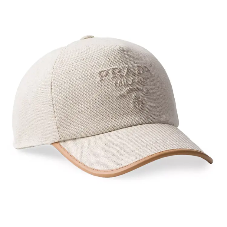 PRADA Logo debossed Baseball Cap
