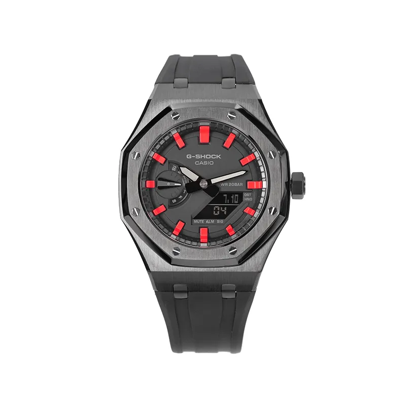 CASIO Unisex Liquid Crystal/Analog Dual Display Series 44.5mm Black Watch