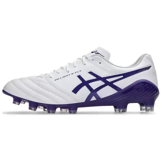 Asics DS LIGHT X-FLY 5 Soccer Shoes Men Low-Top White Purple