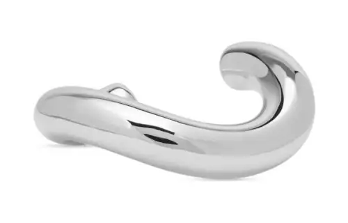 Balenciaga Resin Copper Bangles Women's Silver