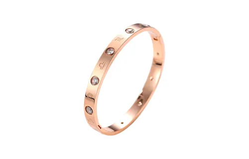 CAROMAY Titanium Steel Bangles Unisex
