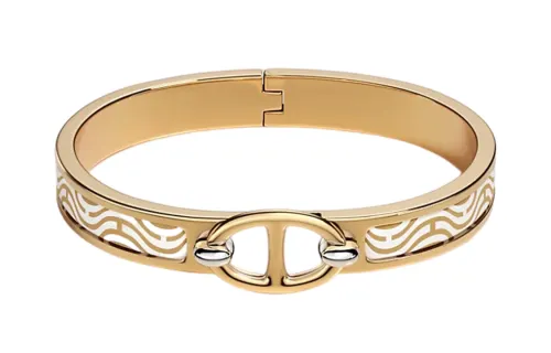 HERMES Mini Clic Chaine D'Ancre Bangles Women's