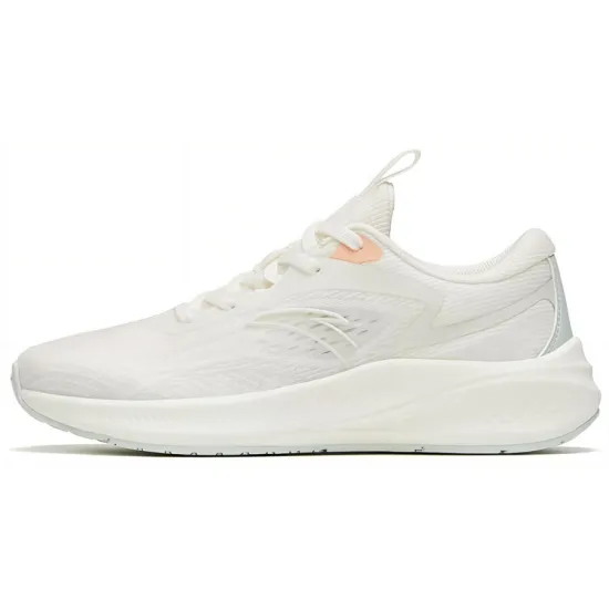 ANTA Road Run Running Shoes Women's Low-Top White/Green/Pink