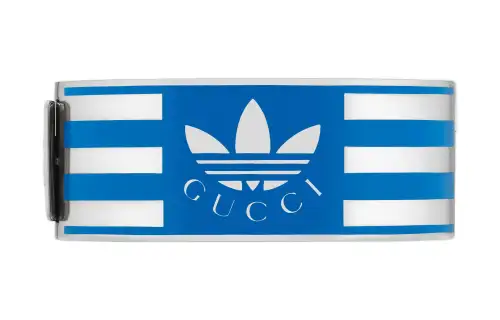 GUCCI Adidas X Gucci Collaboration Collection Enamel Bangles Unisex Blue/White