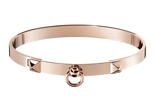HERMES Rose Gold Bangles Women's Rose Gold