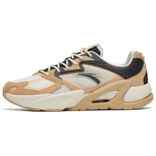 ANTA Millennium 6 Chunky Sneakers Men Low-Top Brown/Gray