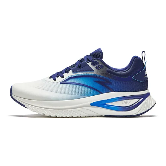 Anta Low Top Running Shoes Men's White Blue