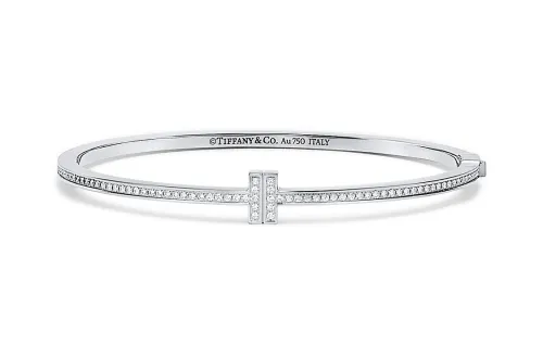 TIFFANY & CO. 18K White Gold Bangles Women's
