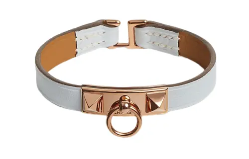 HERMES Rivale Bangles Women's Dusty Blue