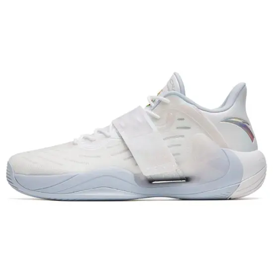 Anta Water Flower 4 Cushioning Anti Slip And Wear Resistant Low Top Basketball Shoes White