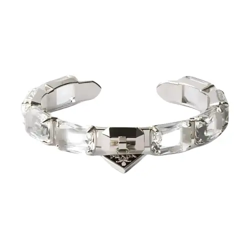PRADA Crystal, Metal Bangles Women's Color