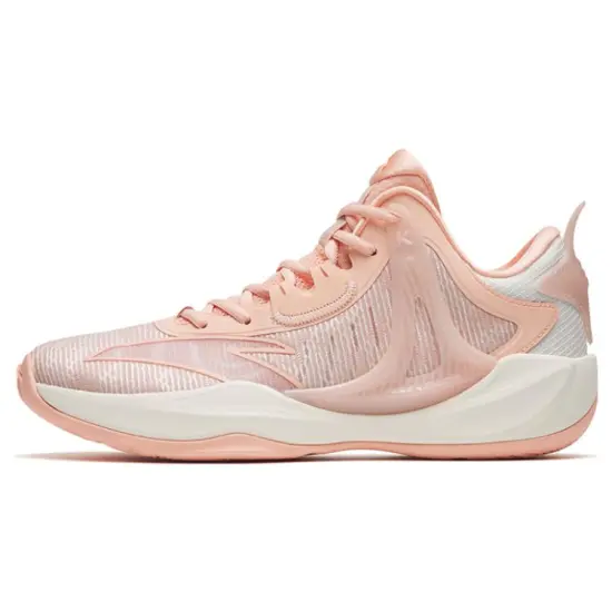 ANTA Hussars 8 Basketball Shoes Men Low-Top Pink White