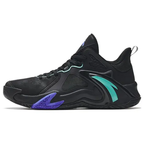 ANTA Airspace 4 Basketball Shoes Men Low-Top Black