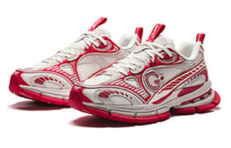 Anta Champion All Weather Series Slip Resistant Low top Running Shoes Men’s White Red