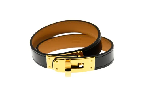 HERMES Kelly Bangles Women's Black