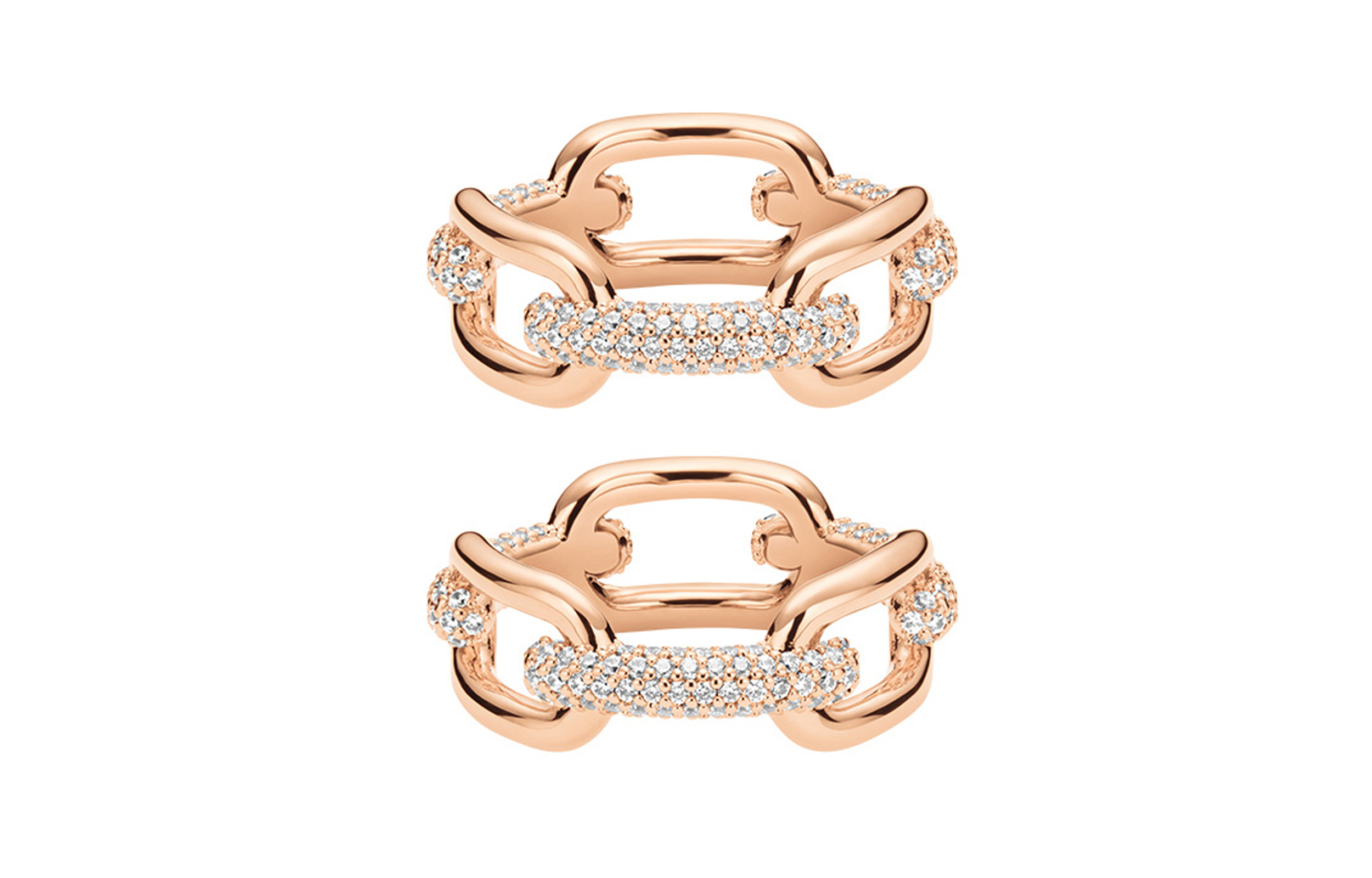 Daniel Wellington Daniel Wellington Galaxy Series Rose Gold Design Synthetic Cubic Zirconia Brass Ring Women's