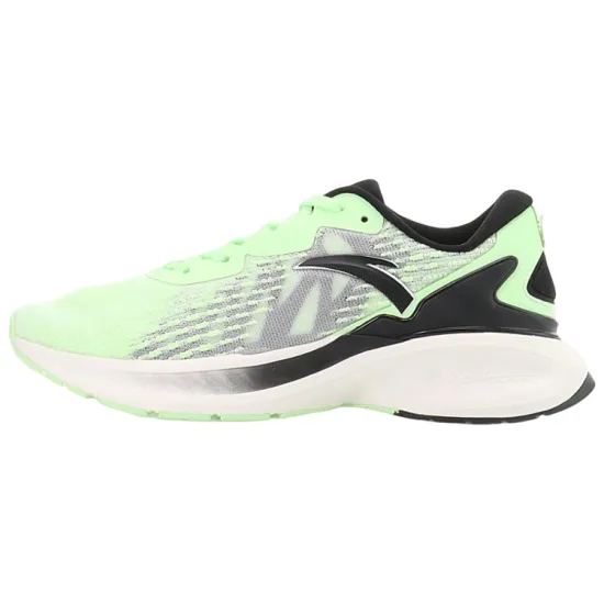 ANTA Tron 1.5 Running Shoes Men Low-Top Fluorescent Light Grass Green/Black
