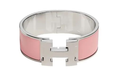 HERMES Clic H Enamel Bangles Women's